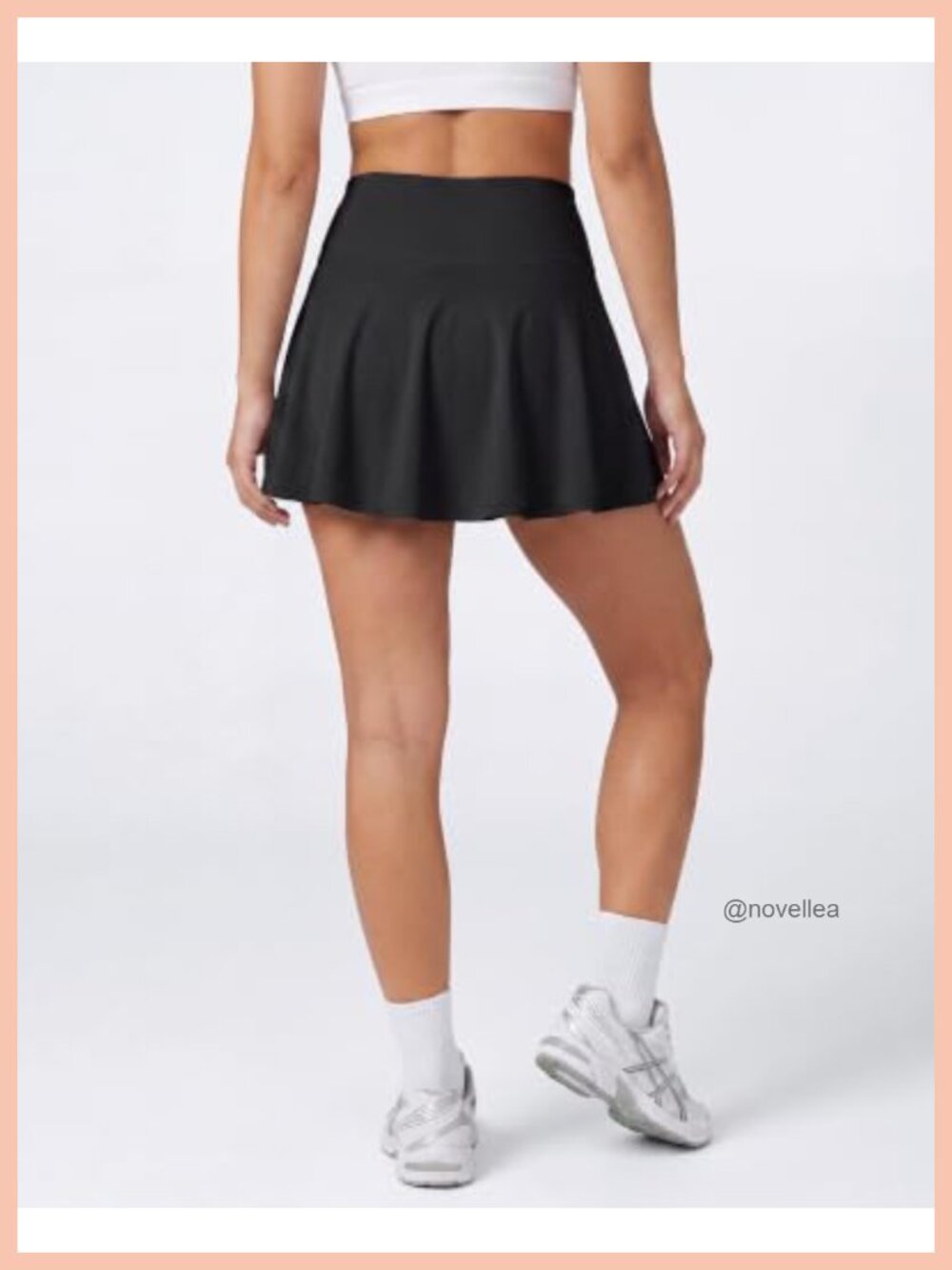 4 Pack Women's Skater Skort Pleated Athletic Tennis Golf Skirt with Pockets - Picture 4 of 6